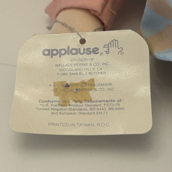 Applause Precious Moments Nicky Doll With Tags 15” Plush Vintage 1985 - Picture 7 of 12